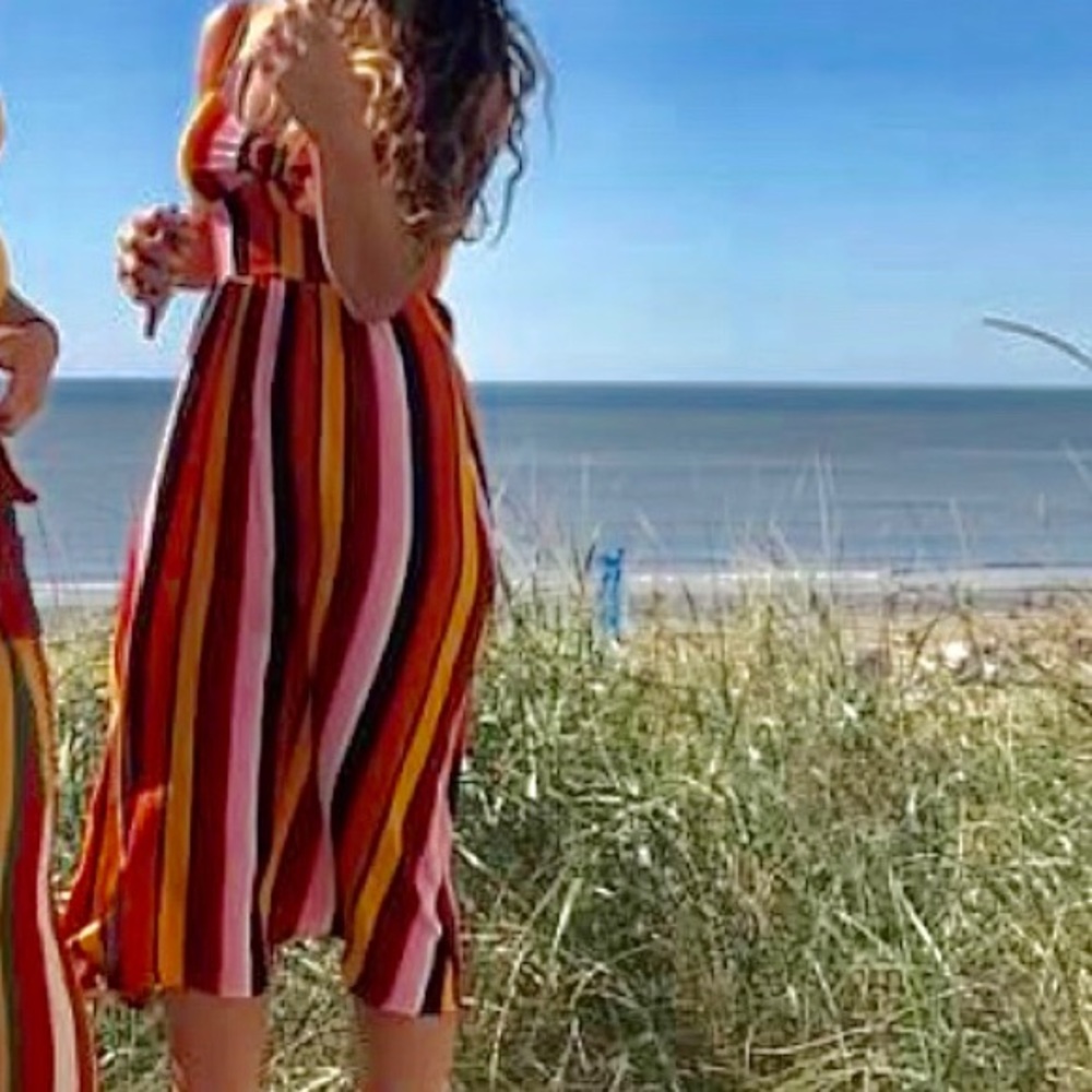 Colorful Striped Sundress